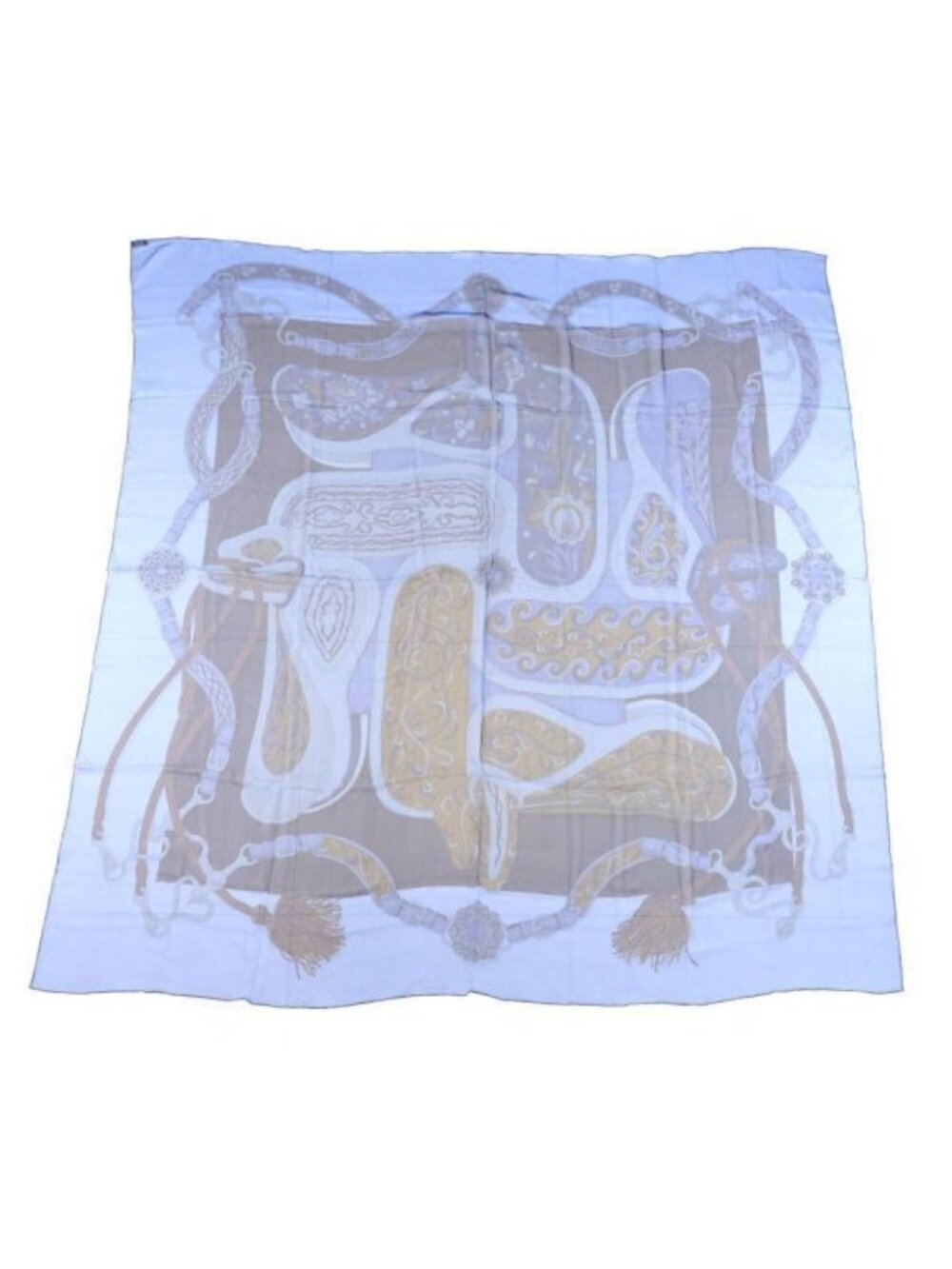 Hermes Carre Geant Silk Muslin Festival Des Amazones Scarf